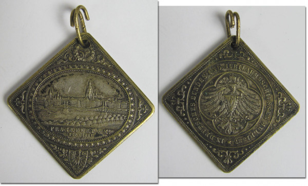 "IX. Deutsches Bundes - Jubiläumsschiessen 1887, Schießen - Medaille