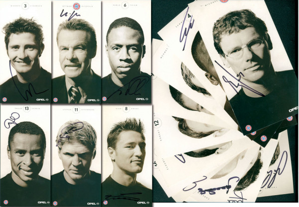 München, Bayern - AK 2001/02: Autograph FC Bayern Munich