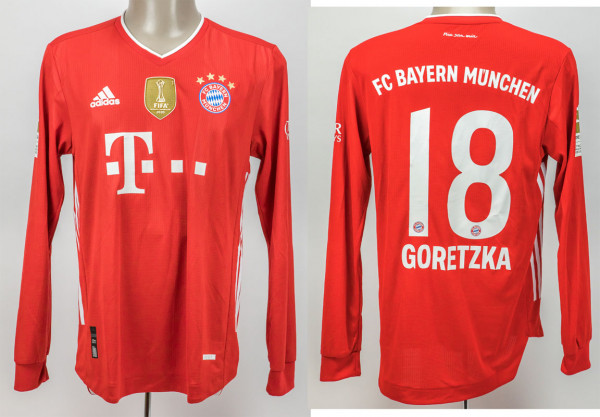 Leon Goretzka am 20.03.2021 gegen VfB Stuttgart, München, Bayern - Trikot 2020/2021