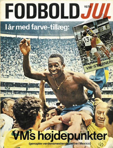 Danish Football Magazine with 17-page-feature on highlights of WC 1970