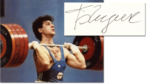 Gidikow, Borislaw: Autograph Olympic Games 1988 Weightlifting Bulgar