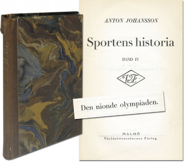 Sportens historia. Band IV. (Olympische Spiele 1928)