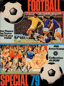 English Football League 1979 Sticker Album Americana