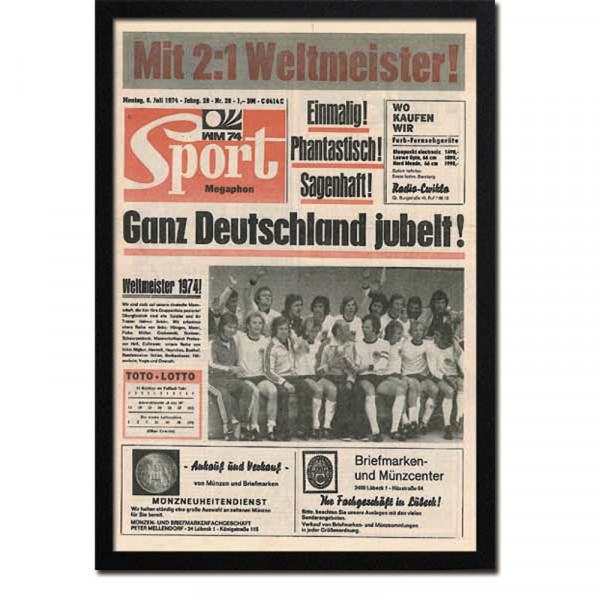 Ganz Deutschland Jubelt, Zeitung WM1974