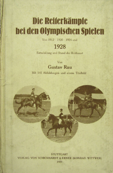 Olympic Games 1928 German Report Equestrian