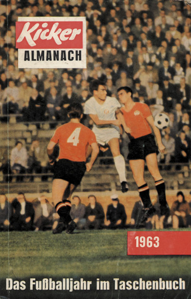 German Football Yearbook 1963 from Kicker.