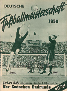 German football report 1950 by Bahr