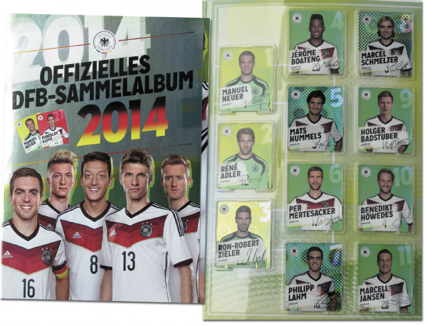 Offizielles DFB-Sammelalbum 2014.