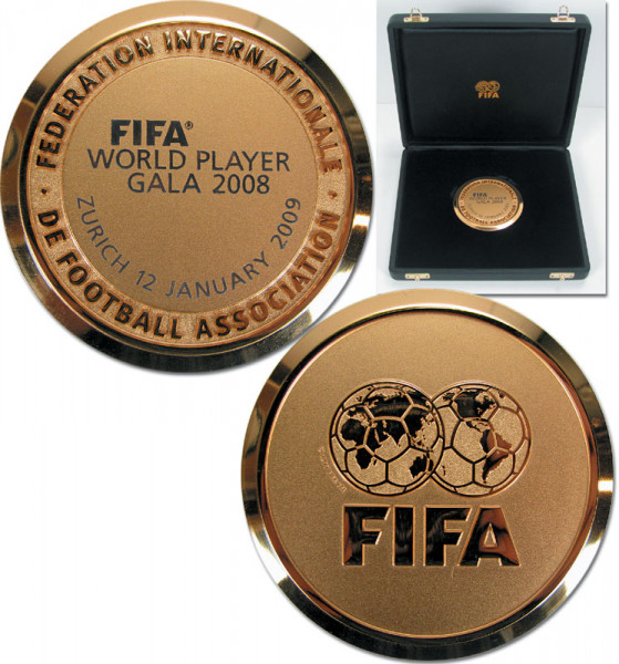FIFA medal 2008 World Player Gala C Ronaldo