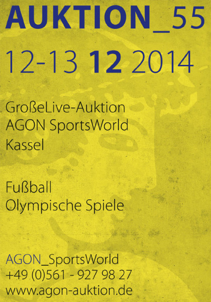 55. AGON Auktion: Auktions-Katalog: 55th AGON Live Auction Catalogue.