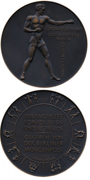 Amateur-Boxen, Berlin 1935, Teilnehmermedaille 1935