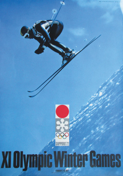 Poster Olympic Winter Games 1972 Sapporo