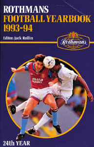 Rothmans Football Yearbook 1993-94