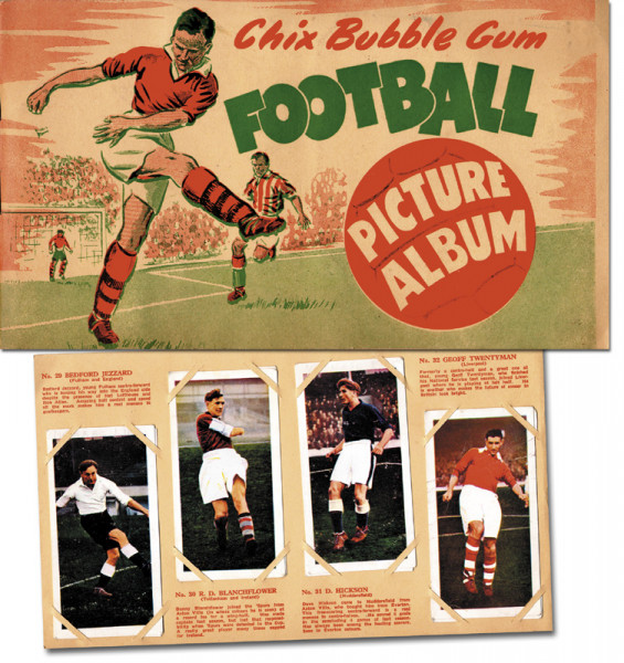 England Football Sticker Album 1956