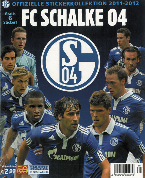 Sammelbilder-Panini Offizielle Stickerkollektion Schalke 04 2011/2012.