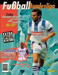Fußball Bundesliga 96/97. Das Sticker-Album zur Endphase der Saison 96/97.