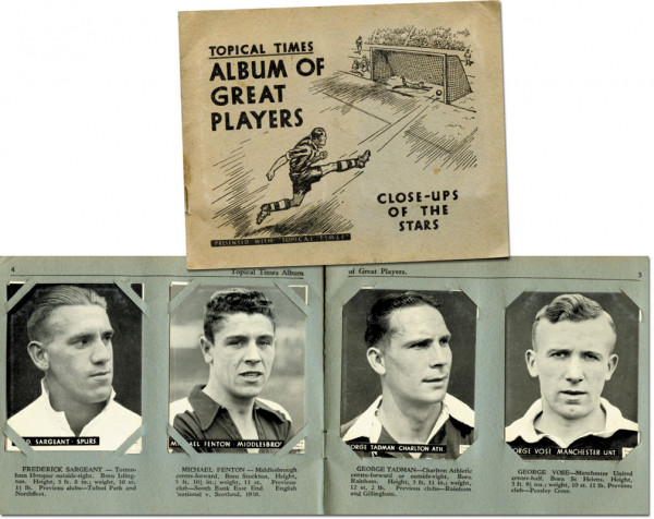 England Sticker Album Football 1938