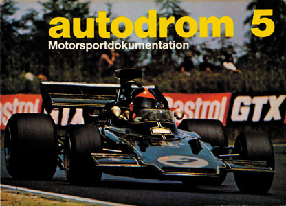 Autodrom 5. Motorsportdokumentation. Rennsaison 1972