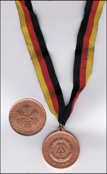 Winnermedal Country cross skiing 1988