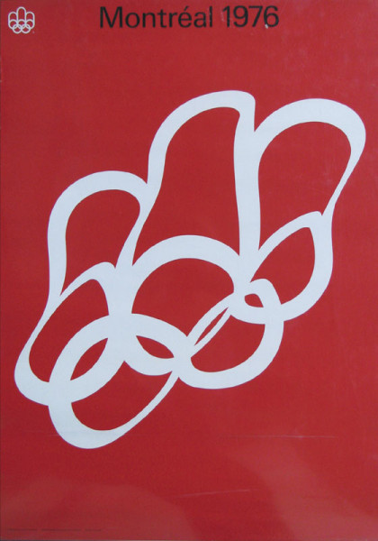 Montrèal 1976 - Logo der Spiele in Montreal, Plakat OSS1976