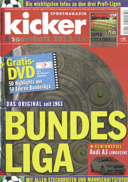 Sondernummer 2013 : Kicker Sonderheft 13/14 BL