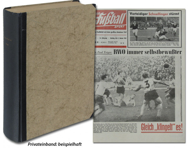 Der Fußball Sport 1961 : Nr.1-52 komplett