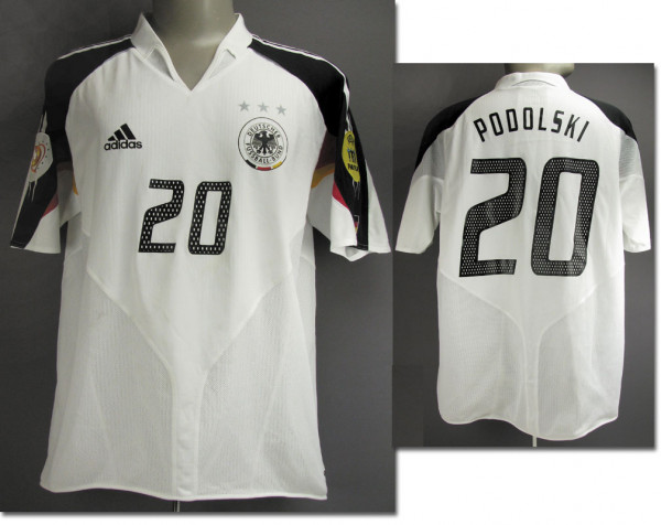 Lukas Podolski, 23.06.2004 gegen Tschechien, DFB - Trikot 2004 EM