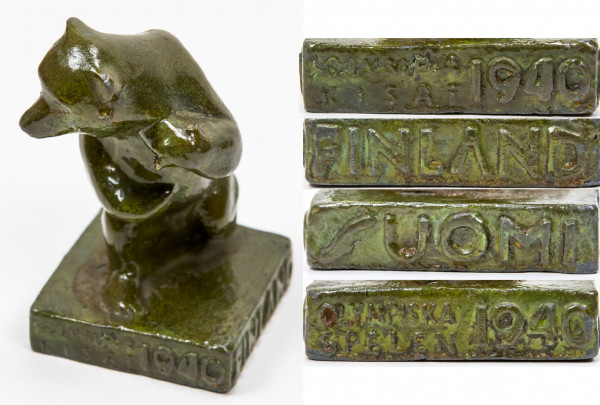 Olympic Games Helsinki 1940. Souvenir Bear