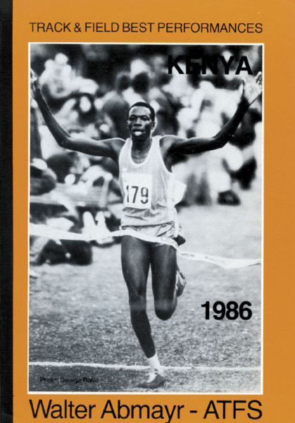 Track and Field Best Performances - Kenya 1986