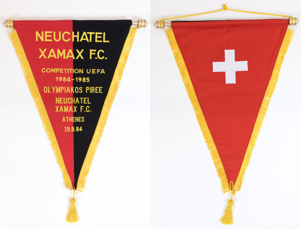 UEFA Cup Football match pennant Xamax Neuchatel