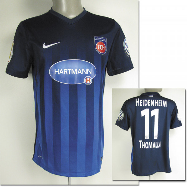 match worn football shirt 1. FC Heidenheim 2016