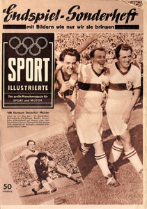 Endspiel Sonderheft 1952: Vf B Stuttgart - 1.FC Saarbrücken (3:2) der Sport-Illustrierten.