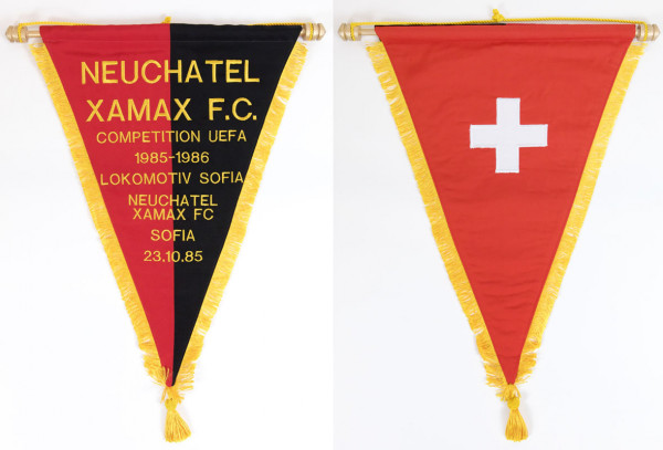 UEFA Cup Football match pennant Xamax Neuchatel