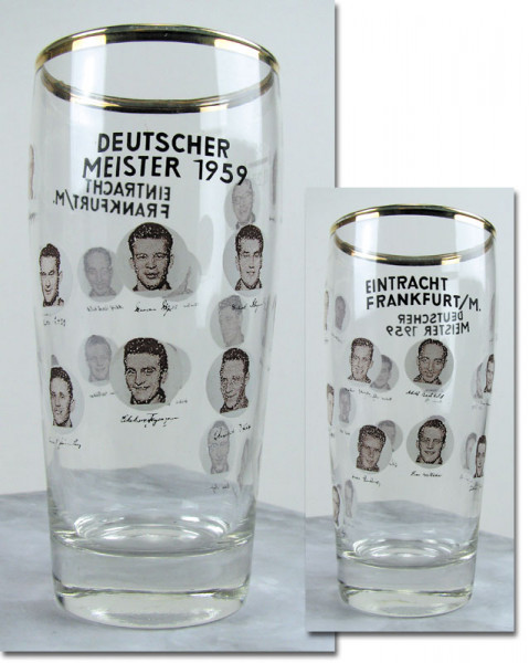 Eintracht Frankfurt Beer Glass 1959