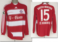 Player Jersey Bayern Munich 2008 DFB Cup Final Zé Roberto Match