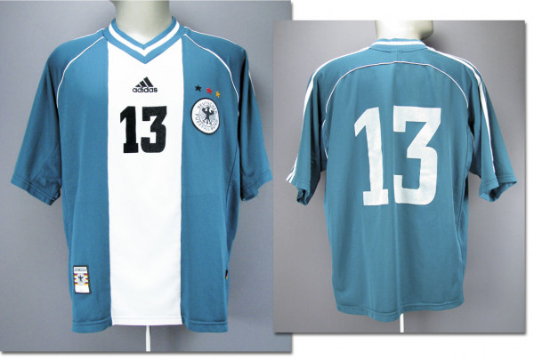 match worn football shirt Germany 1998