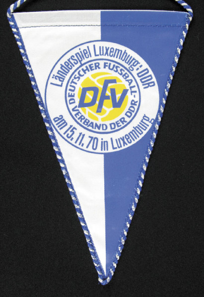 Football Match Pennant GDR v Luxembourg 1970