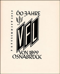 60 Jahre VfL von 1899 Osnabrück. Festschrift 1959.