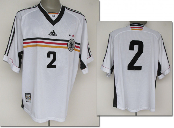 match worn football shirt Germany 1999