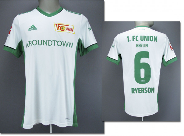 Julian Ryerson am 19.03.2022 gegen Bayern München, Berlin, Union - Trikot 2021/2022