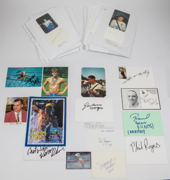OSS1992Schwimmen 60x: Olympic Games 1992 Autograph swimming 60x
