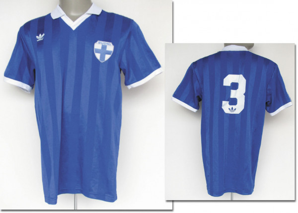 World Cup 1990 match worn football shirt Finland