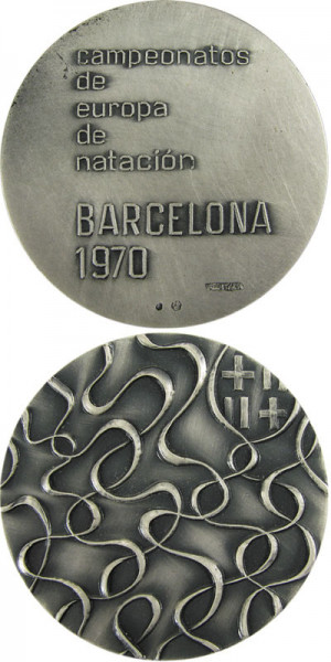 Eurpean Swimming Championships 1970 Winner Medal