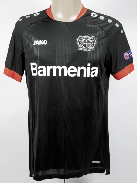 Moussa Diaby am 10.12.2020 gegen Slavia Prag, Leverkusen, Bayer 04 - Trikot 2020/2021