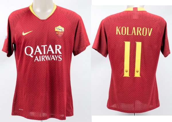 match worn football shirt AS Roma 2018/2019