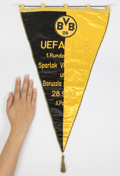 UEFA Cup match pennant Borussia Dortmnd 1993