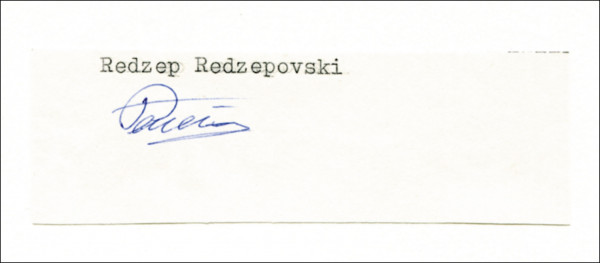 Redžepovski, Redžep: Olympic Games 1984 Boxing Autograph Jugoslawia