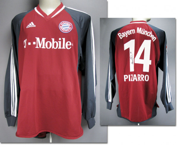 match worn football shirt Bayern Munich 2002/03
