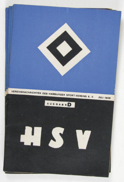 Vereinsnachrichten des Hamburger Sport-Verein e.V. Juli 1938 bis Dezember 1938 (Nr.13/14-23/24 in 5