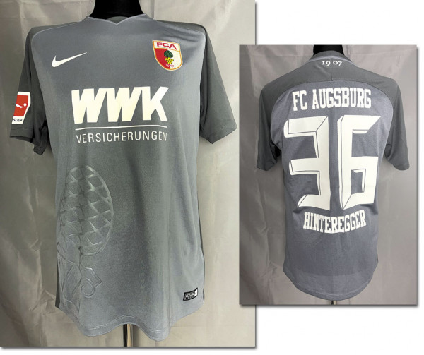 match worn football shirt FC Augsburg 2017/18